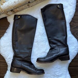 Hunter Equestrian Style Boot Dark Brown Leather size EU 37.5/US 6.5